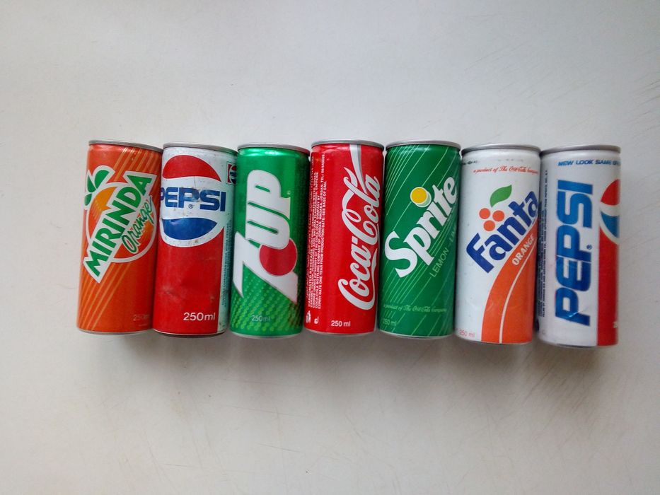 Колекция кутийки Coca Cola, Fanta, Spite, PEPSI, MIRINDA