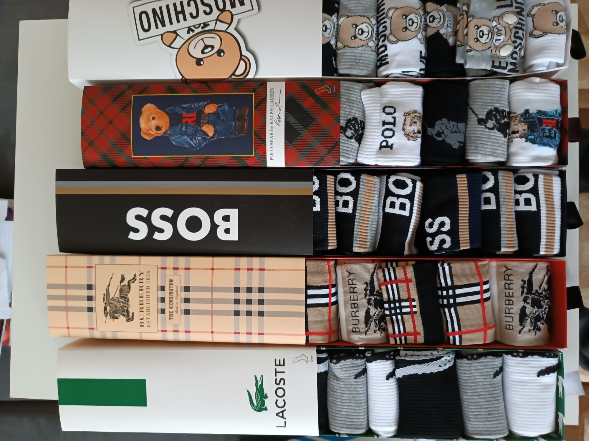 Șosete lungi Boss Moschino Lacoste Burberry polo Ralph Lauren