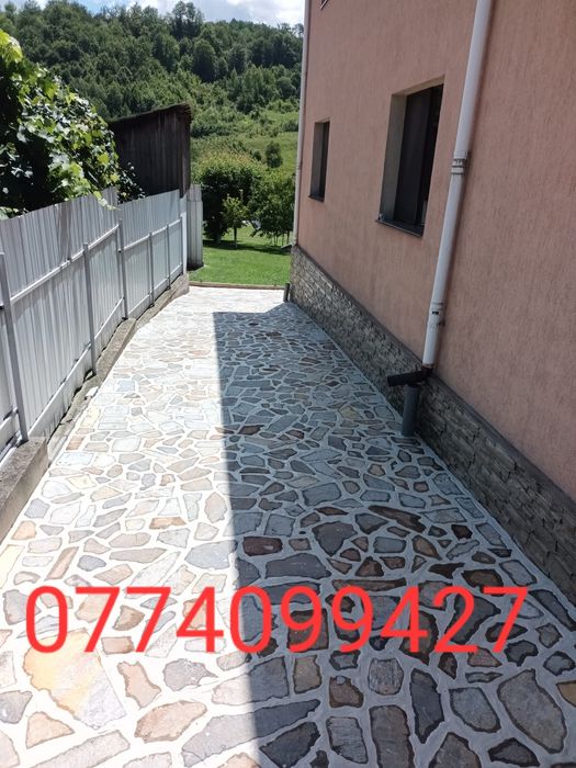 Piatra naturala de munte pentru pavaj.