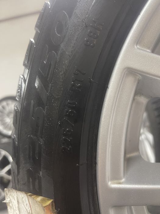 Bmw seria 3 G20 g21 Set jante cu cauciucuri iarna R17