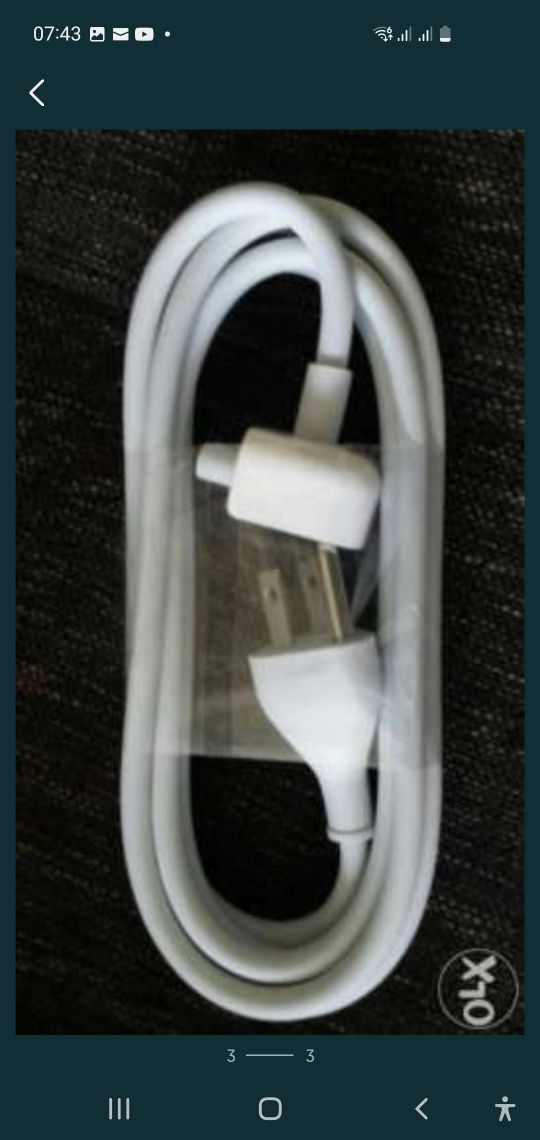 Cablu încărcare date, marca Apple