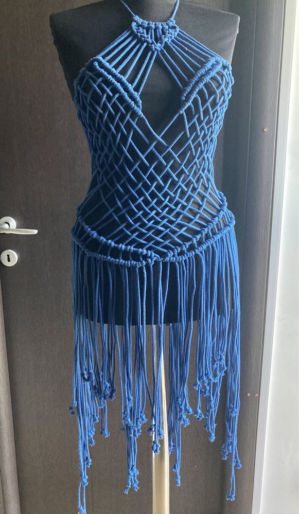 Rochie macrame Handmade Unicat