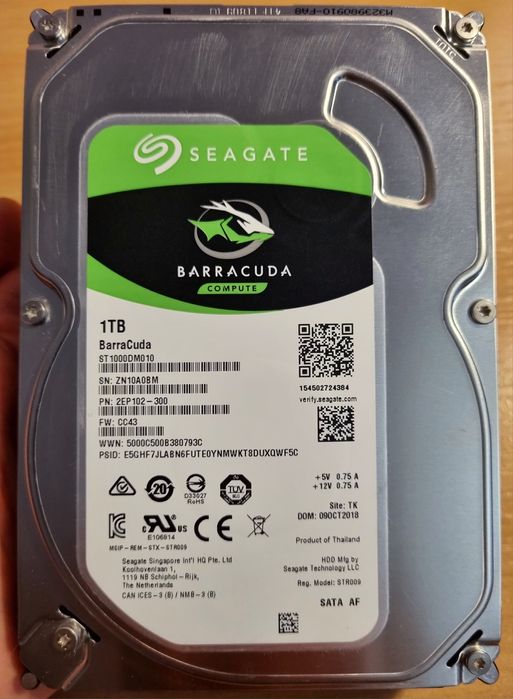 1Tb / Жёсткий диск 1000Gb / 100% HP / HDD / XTC / WD