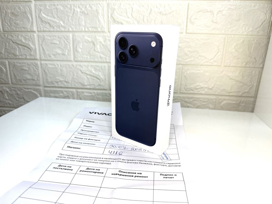 Iphone 17 Pro Max 256 Gb 3 Години Гаранция