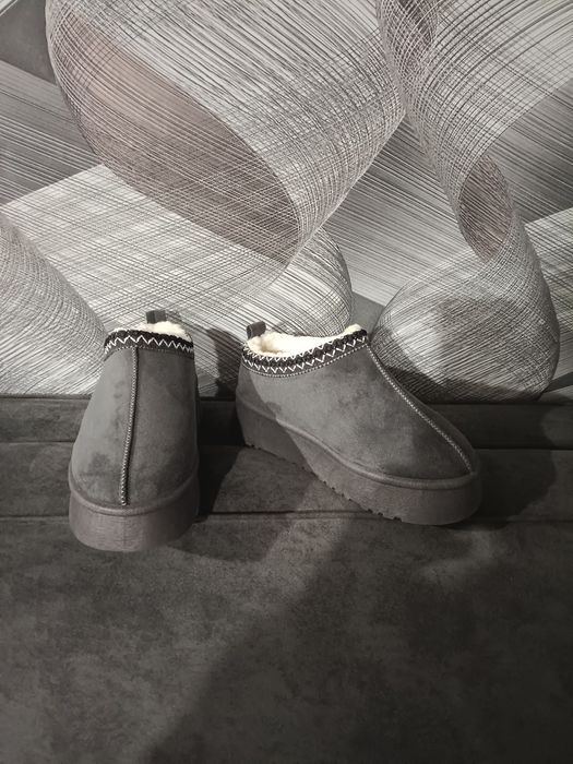 Угги замшевые нат