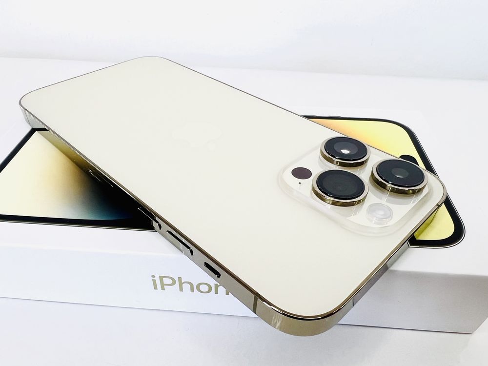 Apple iPhone 14 Pro Max 256GB Gold Перфектен! Гаранция!