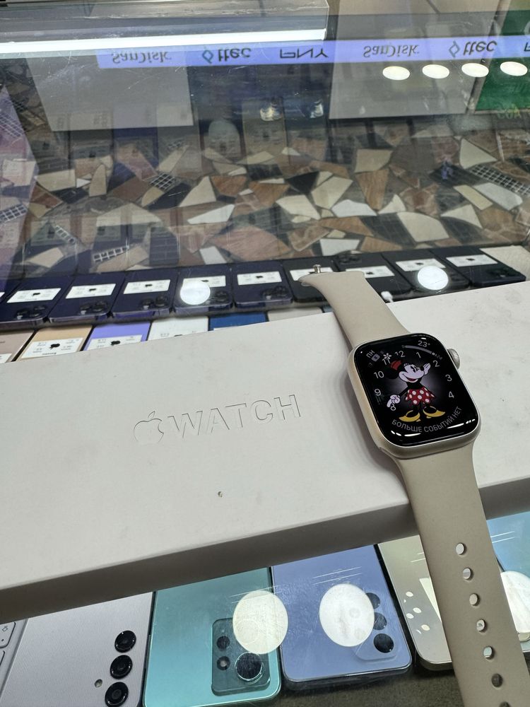 Apple Watch 8/41 starlight 100%