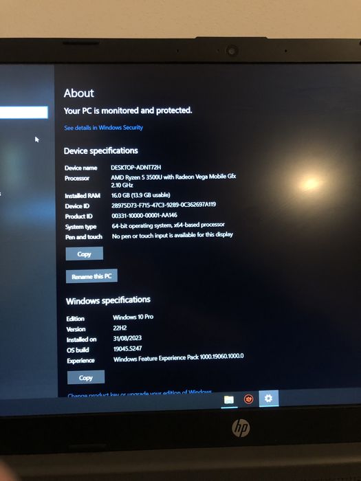 Vând laptop HP, 1000 lei