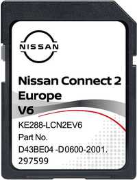 2023 SD card kapтa Nissan Connect 1 2 3 навигация Hucaн Qashqai/XTRAIL