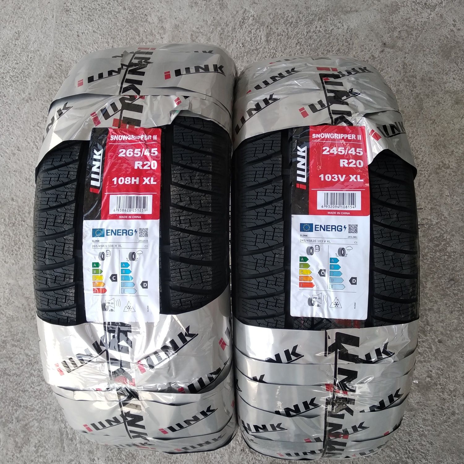 Разноширокий зимние автошины 245/45R20 - 265/45R20