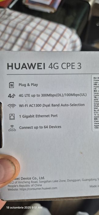 Router Huawei 4G CPE 3