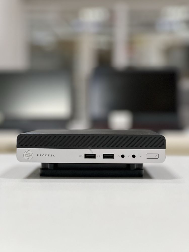 Мини ПК HP ProDesk | Intel Core i3-7100T | ОЗУ 4Gb | SSD 128Gb