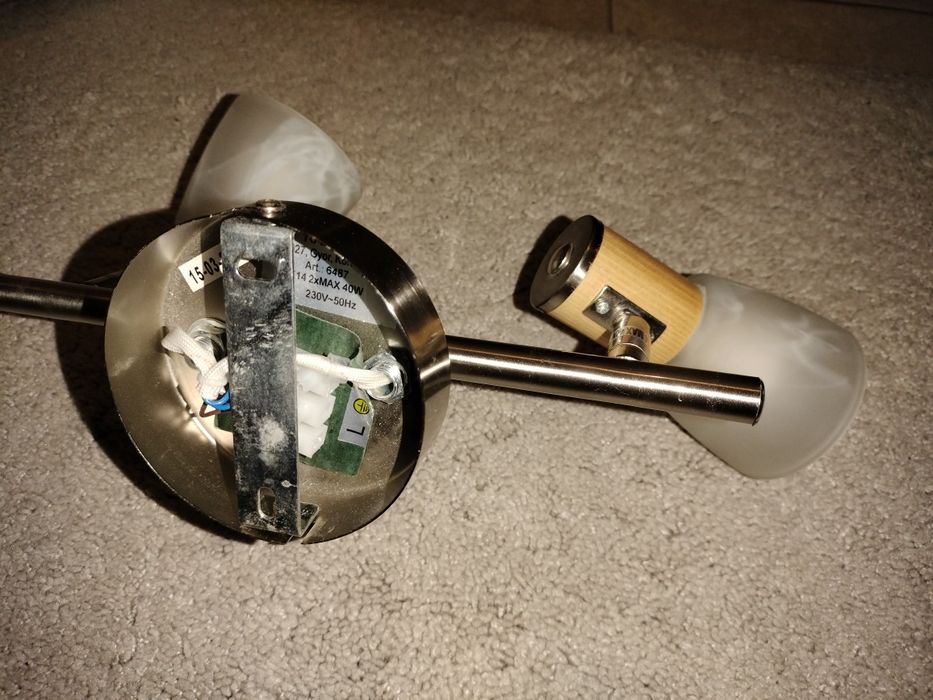 Lustra/aplica perete cu 2 becuri