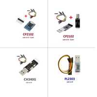 USB To UART TTL Serial, programator, PL2303, CP2102, CH340G, ESP8266
