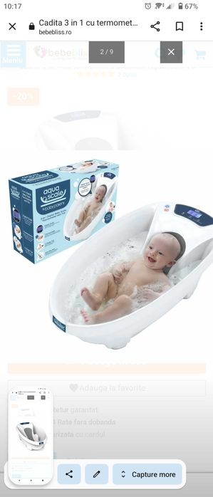 Cădiță bebe 3 in 1