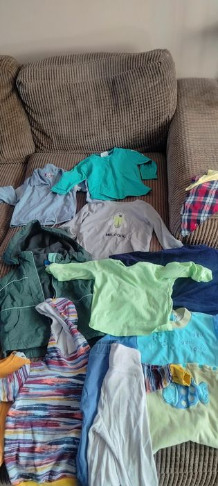 Лот есен зима дрешки за момче 80-86 размер