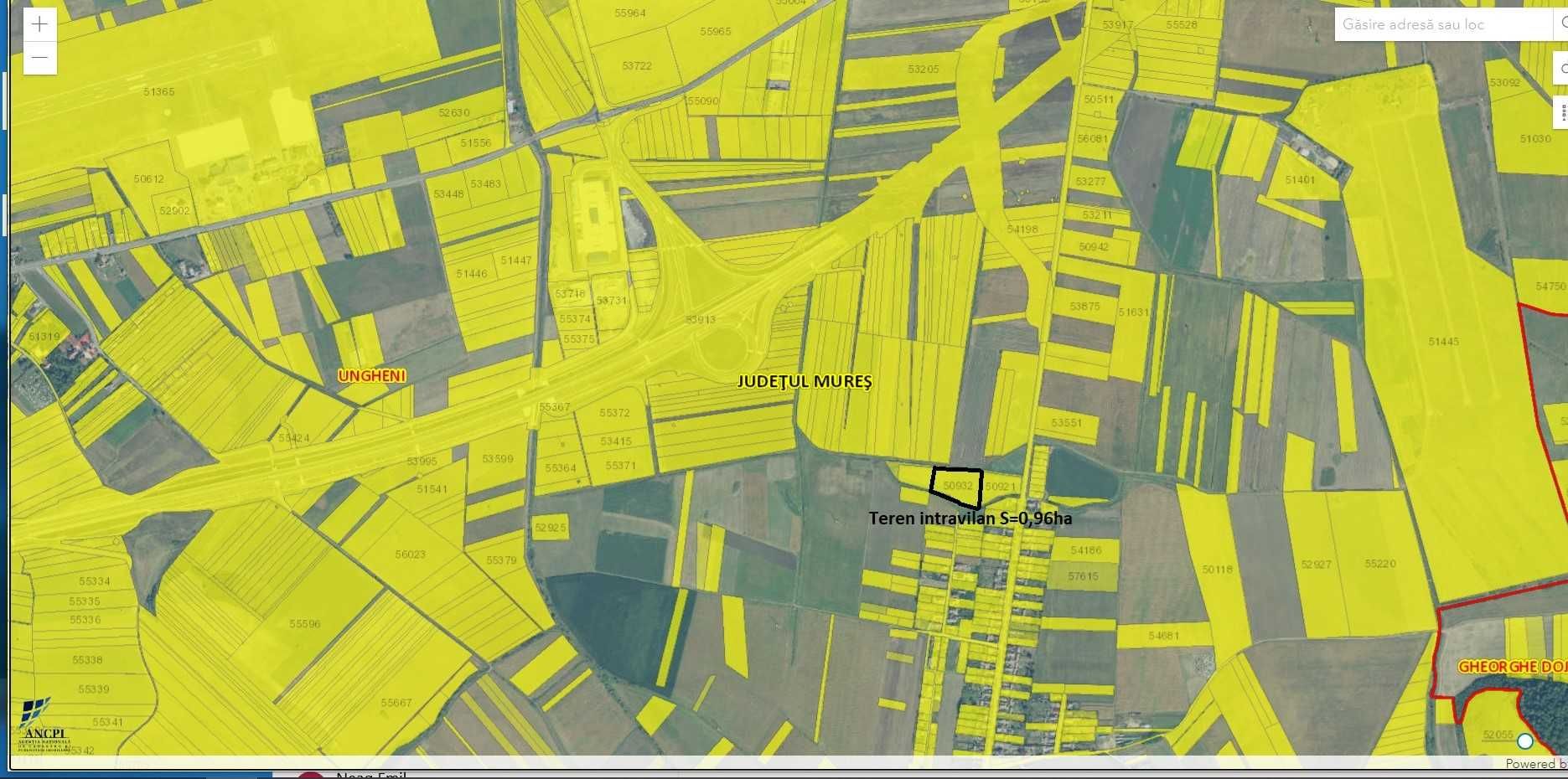 Teren intravilan aproape de autostrada A3 si de parcul industrial