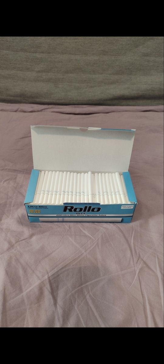 Tuburi Tigari Rollo ULTRA Slim pentru injectat tutun 6.5mm