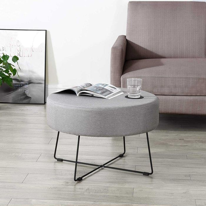 Masuta cafea,stil elegant, blat textil