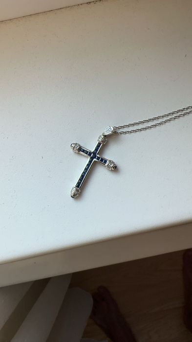 Cruce cu diamante si safire Tailor