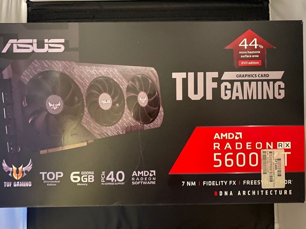 Placa video ASUS Radeon RX 5600 XT TUF Gaming X3 EVO O6G 6GB GDDR6 192