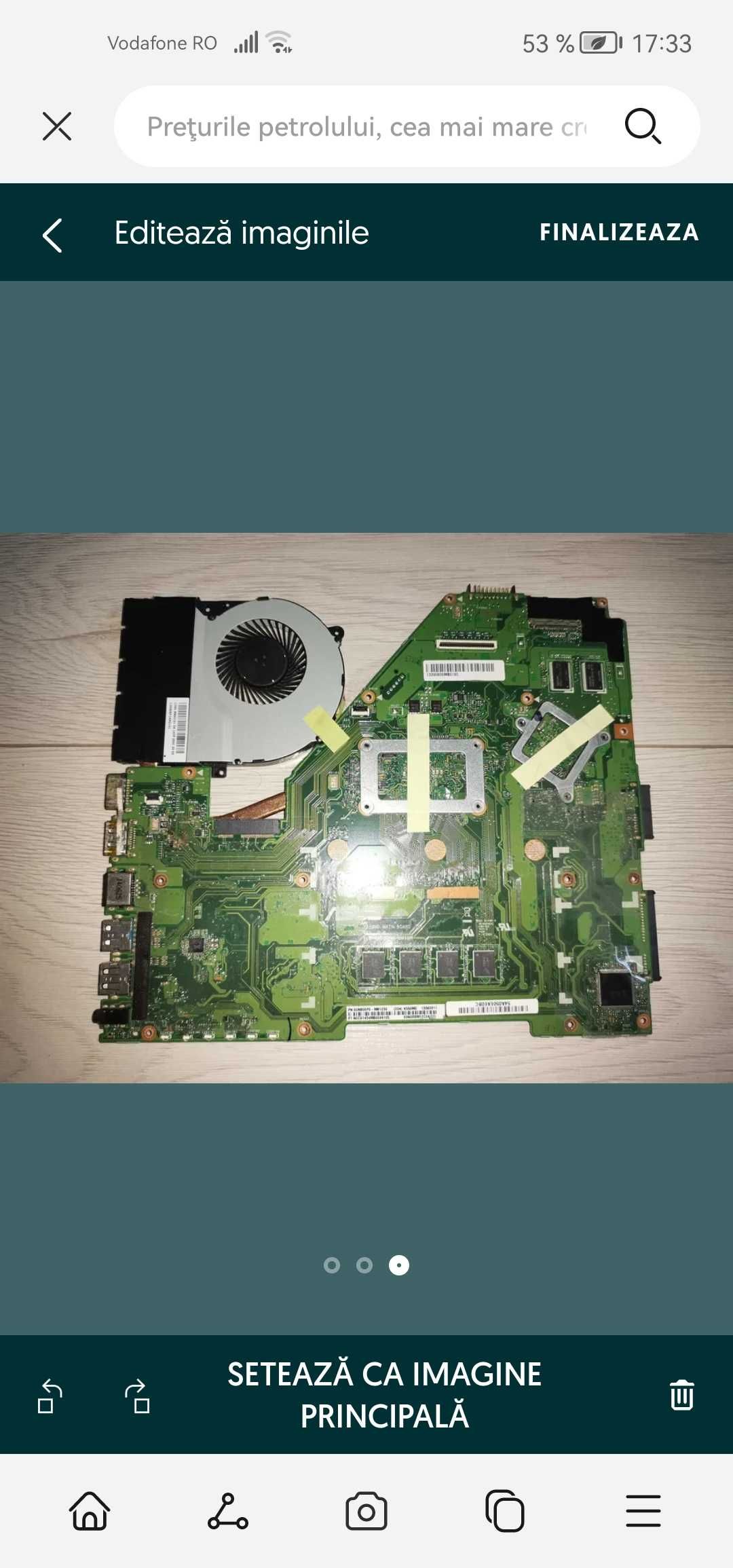 Placa de baza Asus x550, Nvidia 820m,procesor N2930