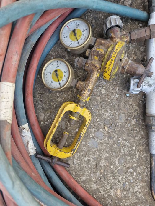 Set furtune autogen cu ceasuri oxigen si gaz 35 metri