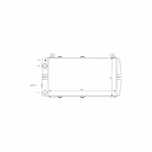 Radiator racire Trabant 10.1988-12.1992 Motor 1,1 30kw, Wartburg Wartburg 353/353w 10.1988-03.1991 Motor 1,3 43kw Benzina, cutie Manuala, dimensiune 488x284x32mm, Cu lipire fagure mecanica,