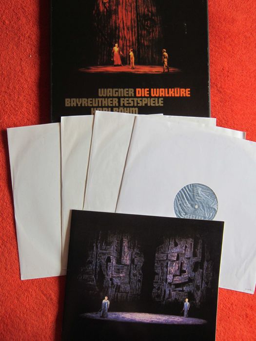 rar Die Walkure Walkiria Wagner dir.Karl Bohm 4LP Bayreuth