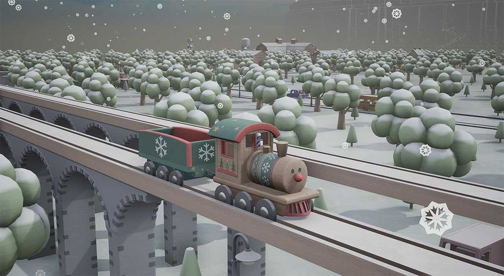 Nintendo Switch игра Tracks с влакове и релси за строене подарък влак