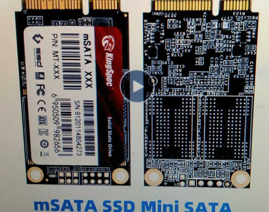 Продавам mSATA SSD 128 GB и Преходник Микро/Мини SATA