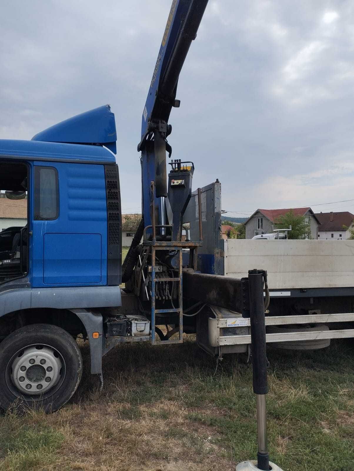 MAN TGM 15.290 cu macara