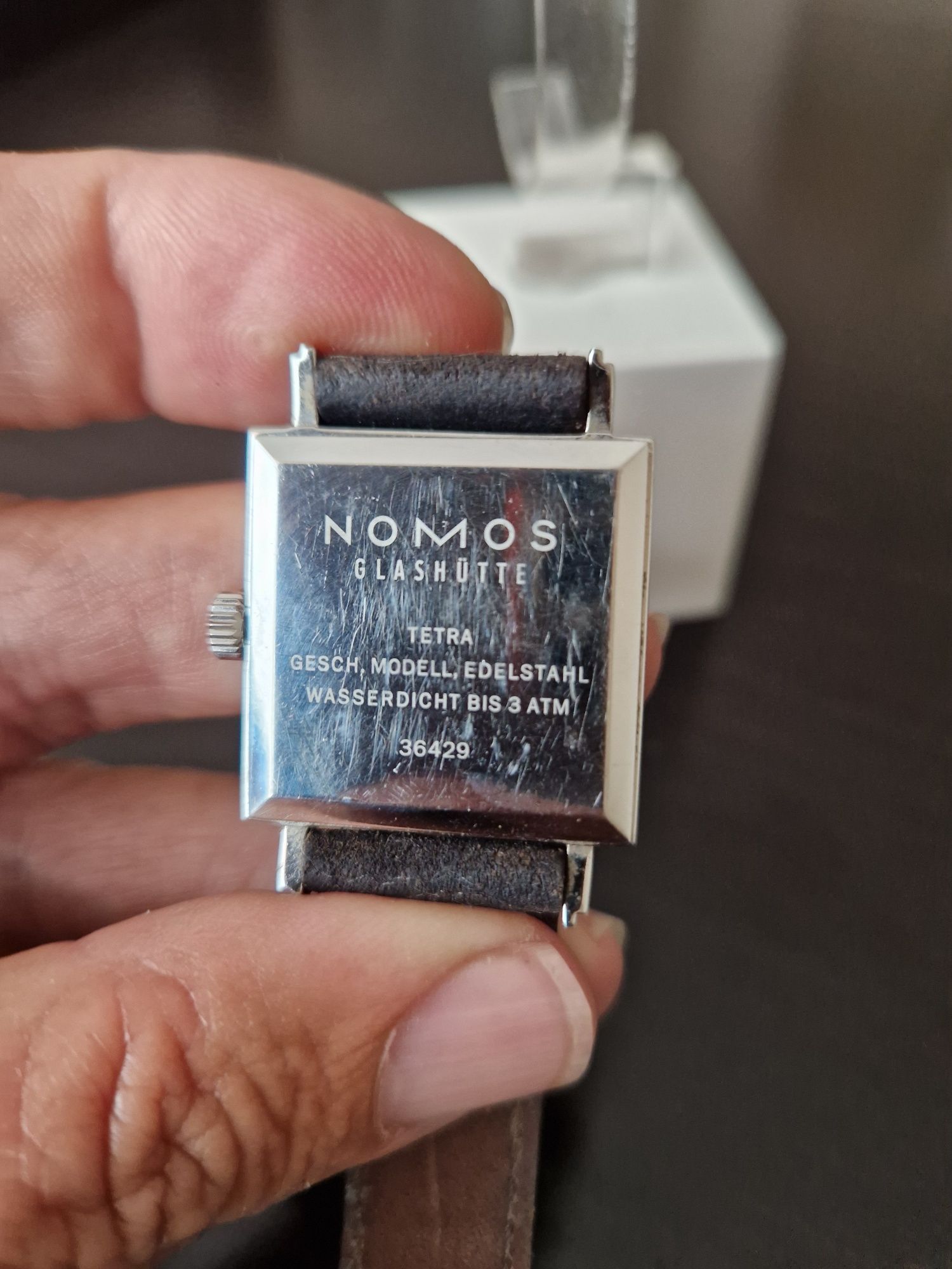 Рядък антикварен немски колекционерски часовник Nomos- Glashutte