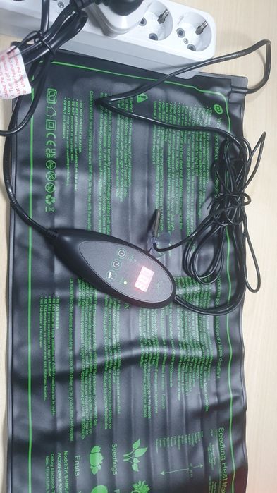 Covoraș de încălzire pentru plante, răsaduri, impermeabil, termostat