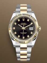 Часовник Rolex Datejust 41 Yellow Gold & Steel Black Diamond Dial