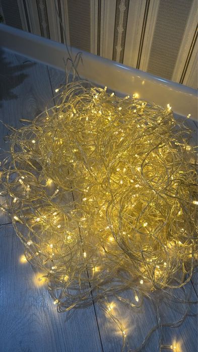 Гирлянды на шторы