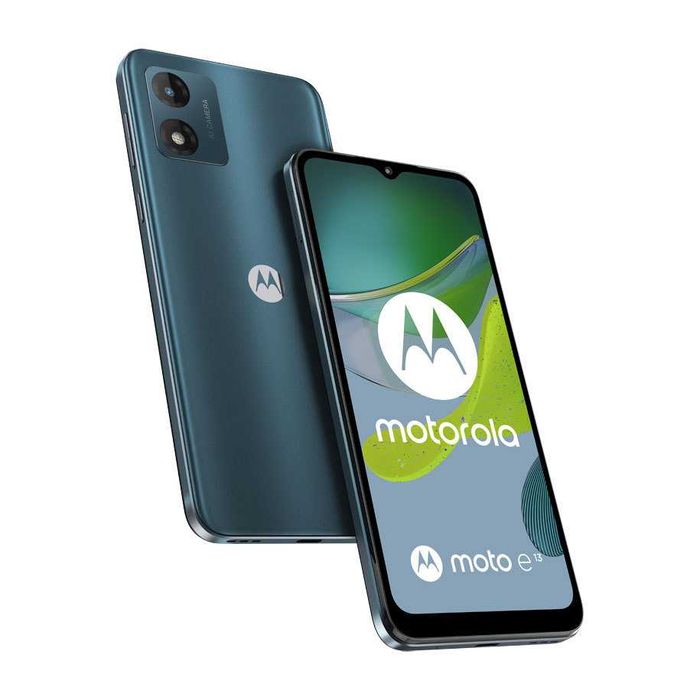 Смартфон Motorola Moto e13, 64GB, 2GB RAM, 4G, Cosmic Black с Гаранция