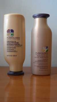 SET Sampon & Balsam pentru par vopsit Pureology Precious Oil 250 ml