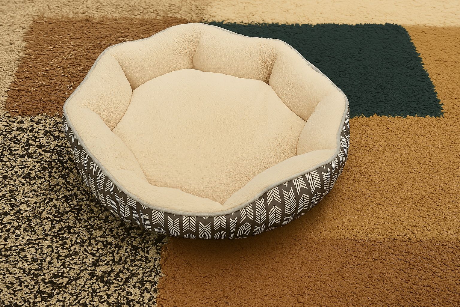 Pernă rotundă pentru pisici – confortabilă și cu design modern