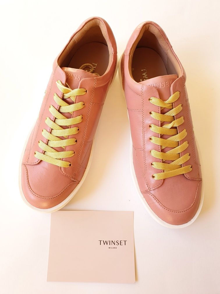 Кецове Twinset, 38 номер, естествена кожа, нови, оригинални