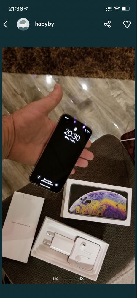 IPhone XS 64 gb.(silver).