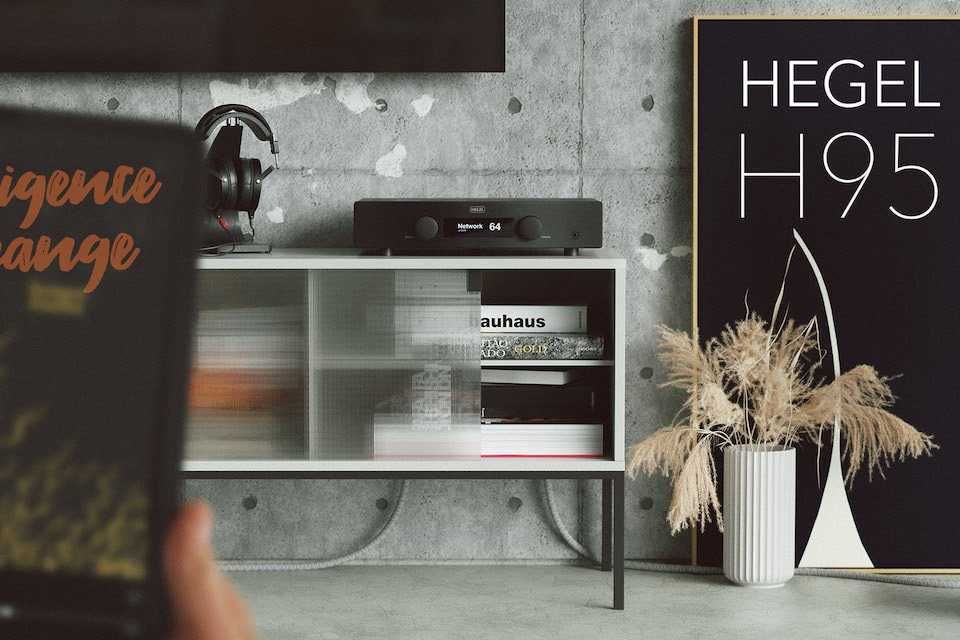 Hegel H95: интегральный усилитель, с функцией сетевого проигрывателя.