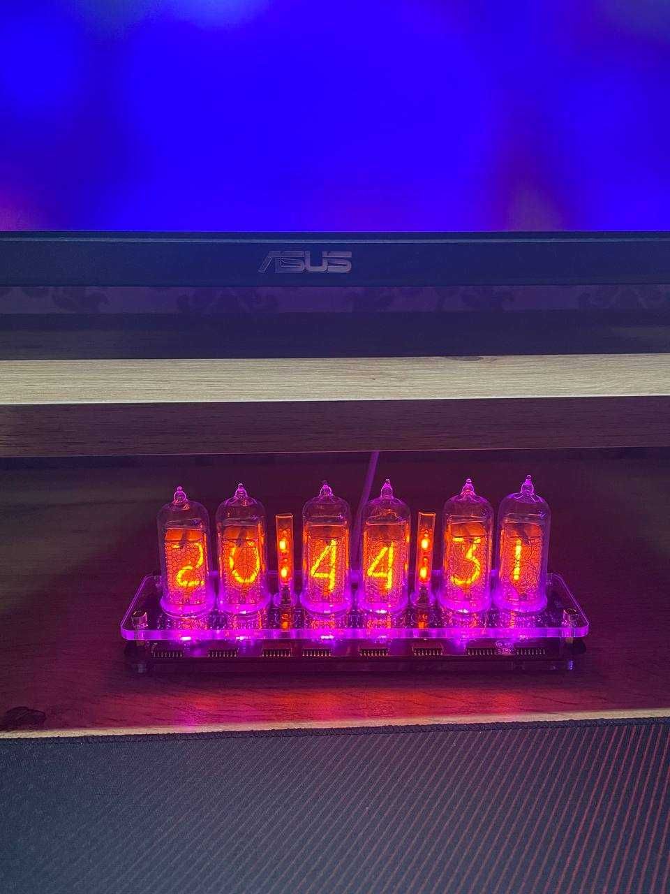 Nixie tube clock Часы ретро