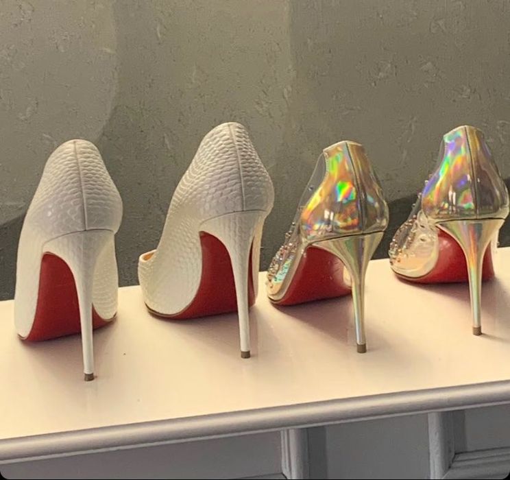 Christian Louboutin Degrastrass PVC noi