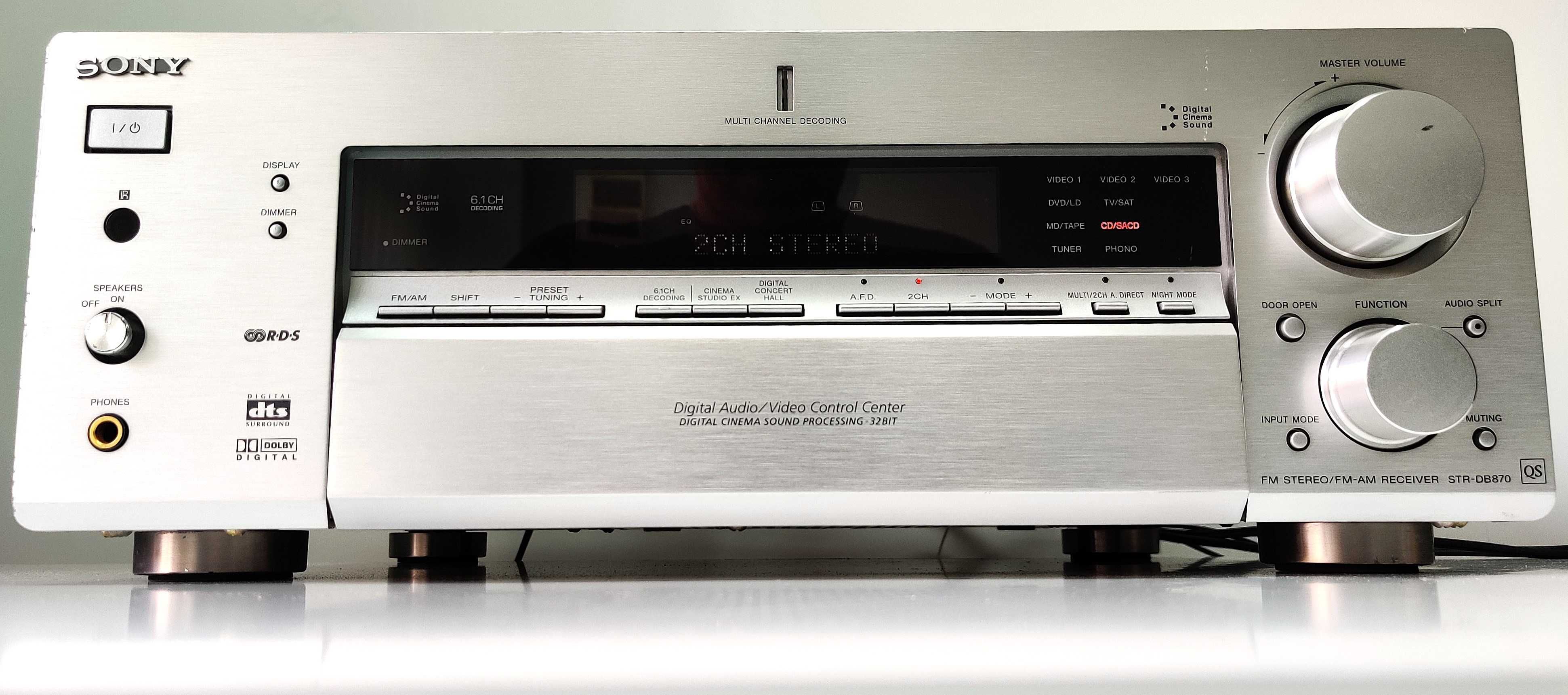 Sony STR DB 870 QS muzica 5.2 si stereo satie muzica