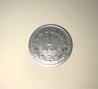 Moneda 1 leu an 1924