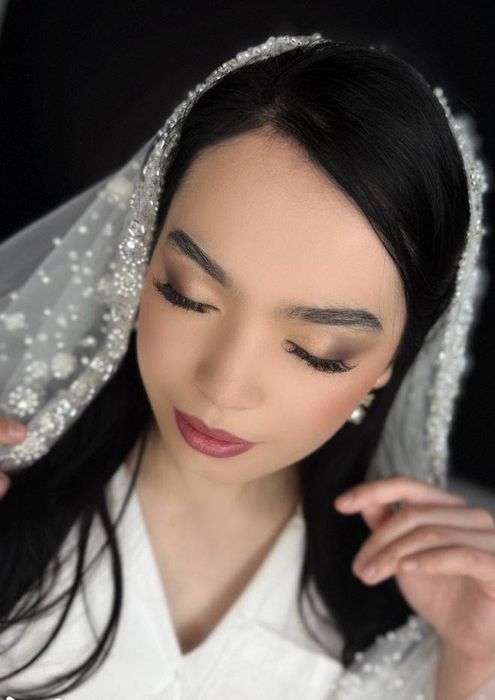Макияж невесты и вечерний образ