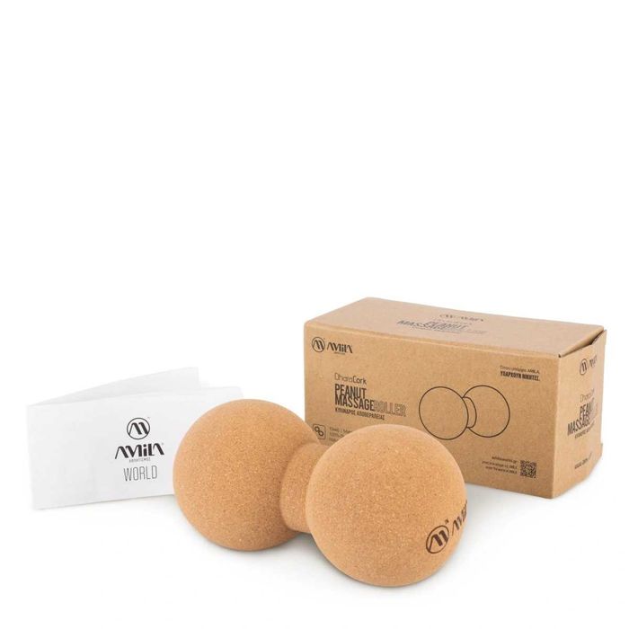 Ролер от Корк Cork Yoga, Foam Roller за Аеробика, Антибактериален