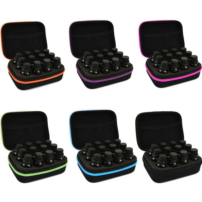 Несесер за 12бр с пеперуди чанта калъф кутия за етерични масла