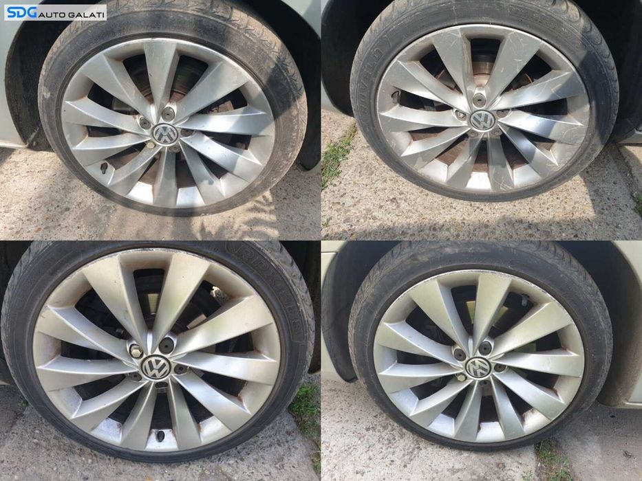 Set 4 Jante Roti Aliaj Interlagos 235 40 18 R18 5x112 8Jx18H2 ET41 Volkswagen Scirocco 2009 - 2014 Cod 3C8601025D